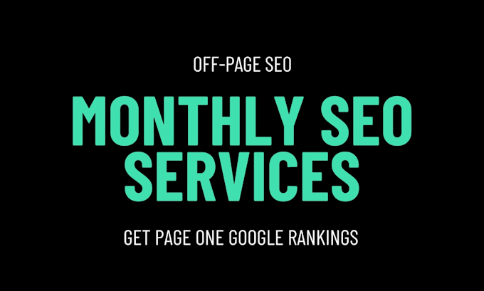 Do white hat monthly seo backlinks for google ranking by Foziashaheen ...
