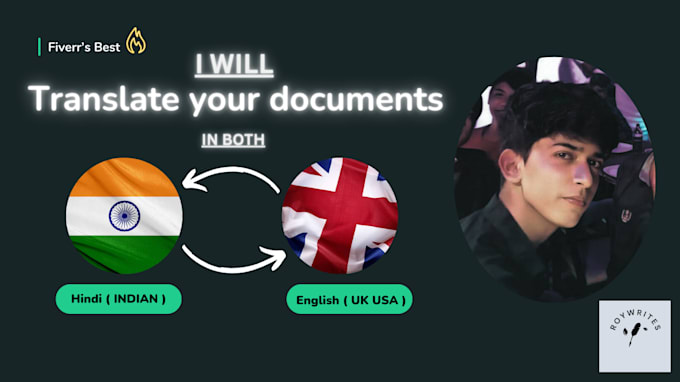 translate your documents in hindi and english