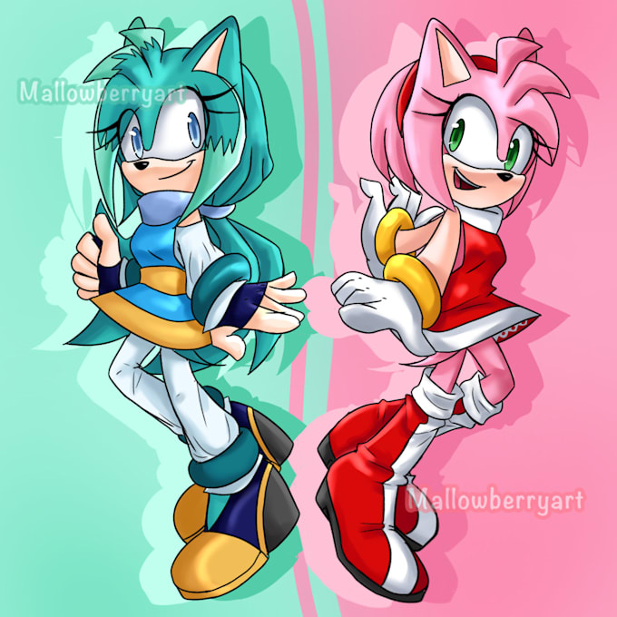 draw u a cute pic of sonic character or oc