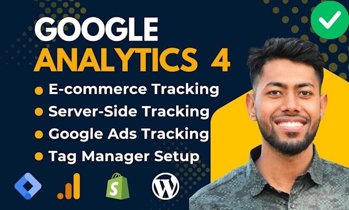 setup google analytics 4 ecommerce tracking on shopify, GTM