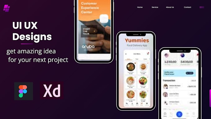 do attractive mobile UI UX design or app UI UX design