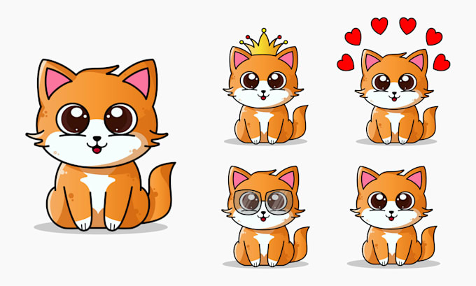 create vector doodle and line art illustrations