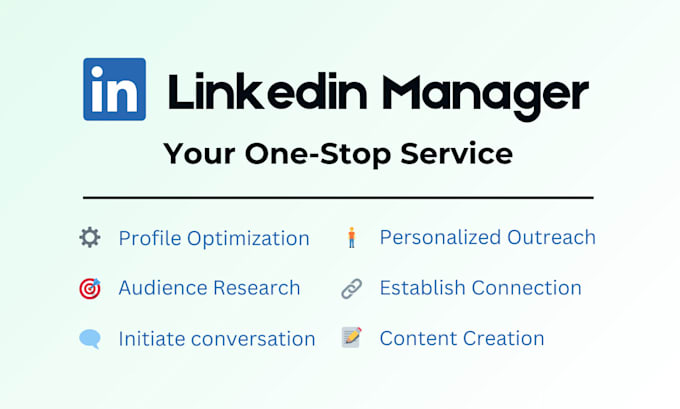 be your linkedin marketing manager