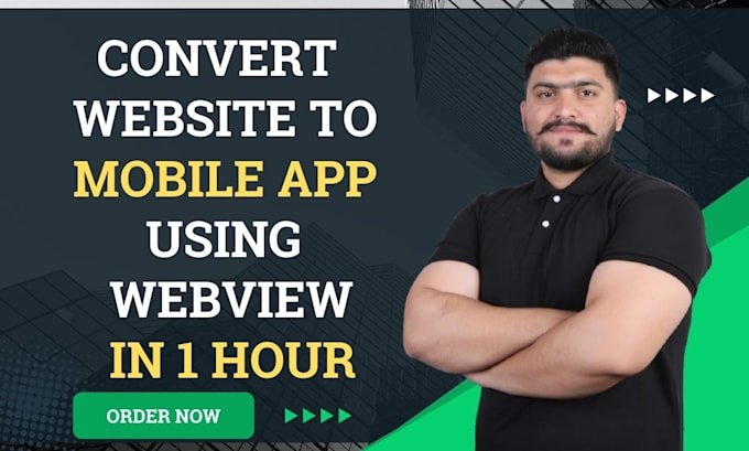 convert website to app for android and ios with webview