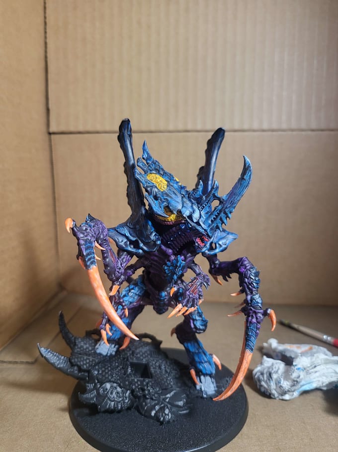 paint large or titanic models for warhammer