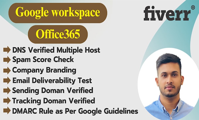 fix office365 and worksapce emails going to the spam and improve deliverability