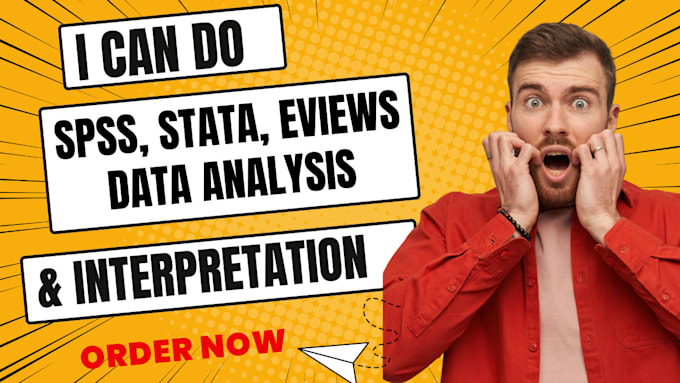 do data analysis on spss, stata, eviews, and  excel