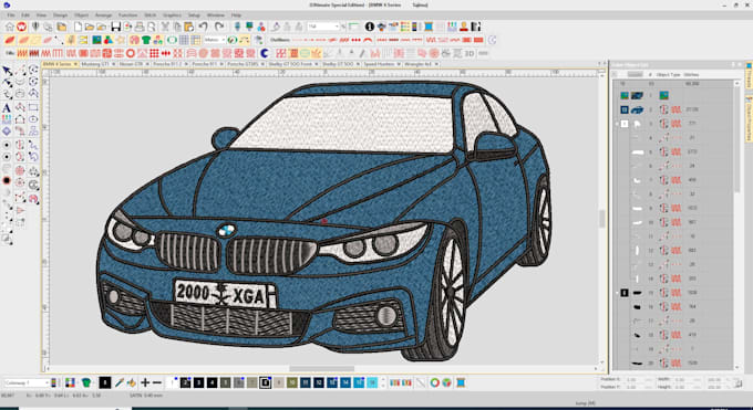 car embroidery designs digitizing service provider