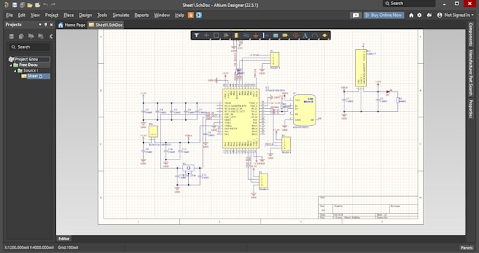 Design and simulate electronic circuits by Ahmad_naveeed | Fiverr
