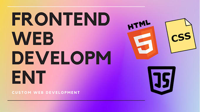 Be your front end web developer using html,css by Chetandhillon | Fiverr