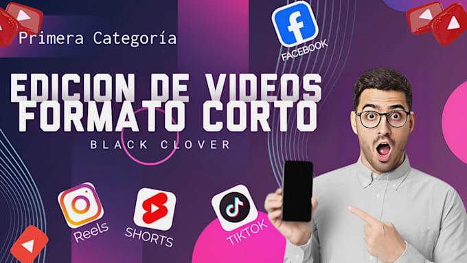 haré que tus videos cortos destaquen edición para tiktok reels shorts y podcasts