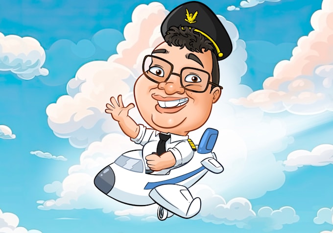 draw your portrait cartoon