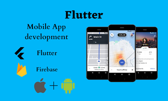 Build flutter and flutterflow mobile app with firebase for android and ...