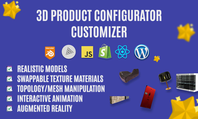 Create an interactive 3d configurator with ar using threejs, r3f, model ...