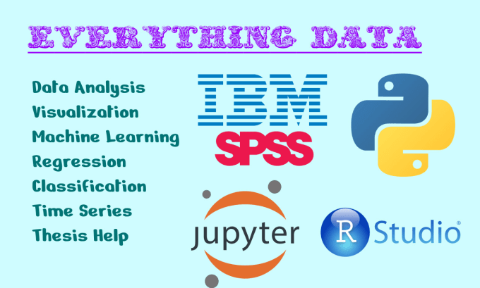 Do python data science, r programming, rstudio, spss data analysis by ...