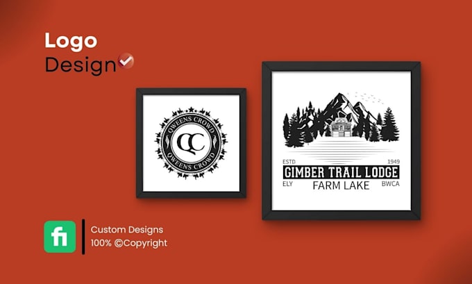 design custom unique logo for your brand to build trust and stand out
