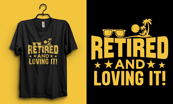 design custom unique retirement tees