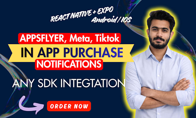 do sdks, subscrip, revenuecat, superwall, push, appsflyer in react native expo