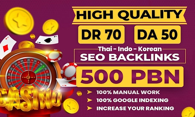 I will do high DR 70 and high da 60 SEO dofollow backlinks