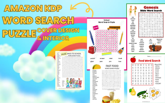 Create word search puzzles sudoku puzzles crossword puzzles activity