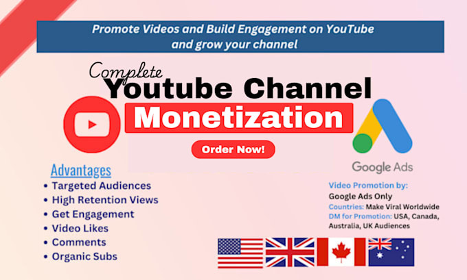 do organic youtube video promotion to make video viral and channel monetization