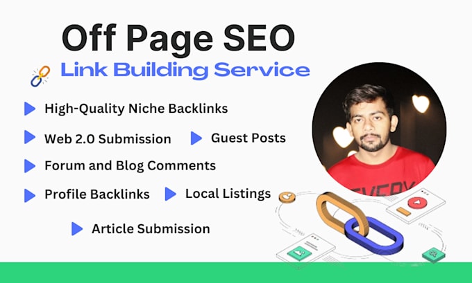 do off page SEO link building with high quality niche dofollow backlinks service