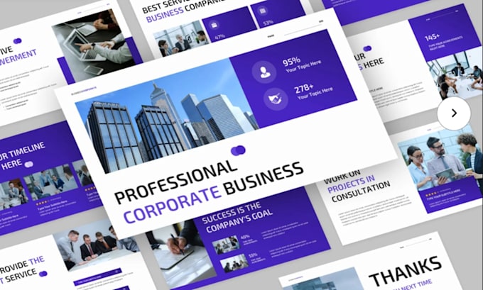 redesign powerpoint presentation, investor pitch deck design, canva slides deck