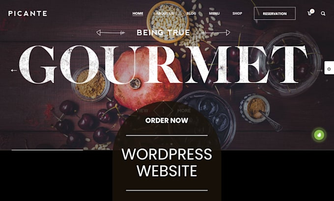 design a bakery, and coffee shop website
