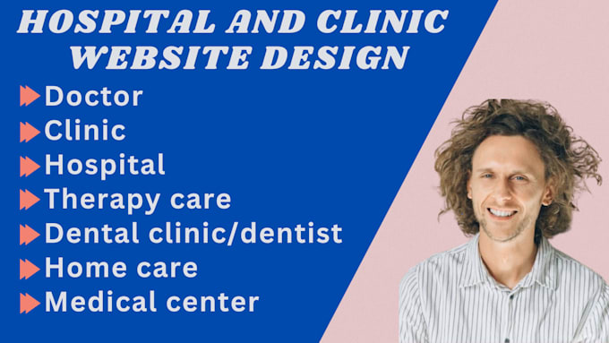 create hospital website ,clinic, doctor, homecare website development