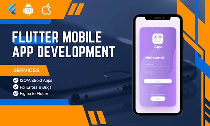 Do custom flutter mobile app development, building professional mobile ...