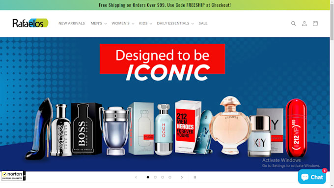 build perfume website fragrance shopify store cologne website perfume shop