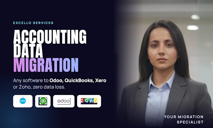 do accounting migration and bookkeeping in odoo xero quickbooks zoho books