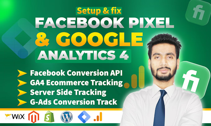 setup google analytics 4, meta pixel capi ga4 ecommerce, ads conversion tracking