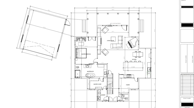 draw architectural floor plans, create permit drawings