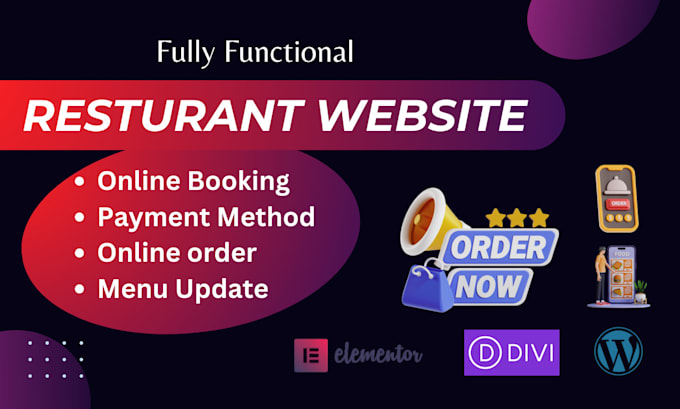 build your restaurant website with ordering system