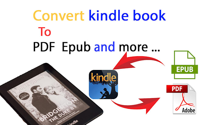 convert kindle book to pdf or epub