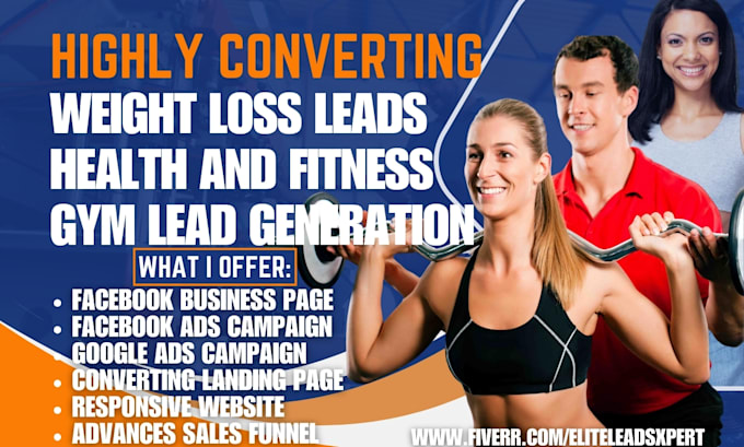 generate quality weight loss leads health and fitness leads gym weight loss  lead