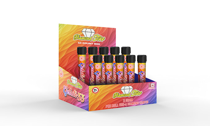design vape, cbd, kratom, weed, pos display packaging design