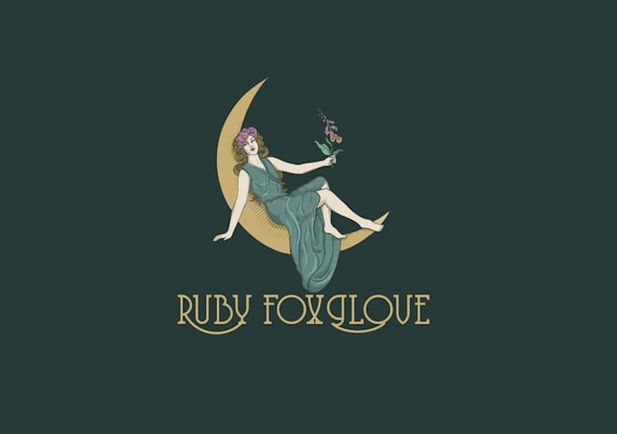 design superior conventional curios loving florist logo