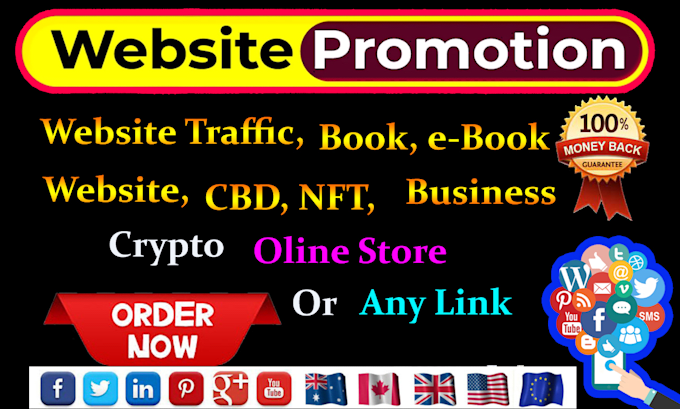 promote your website, business or any link in targeted people