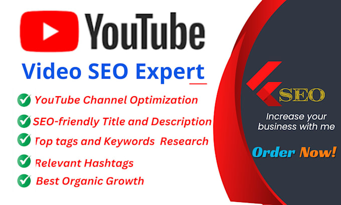 do best youtube video SEO expert and channel optimization
