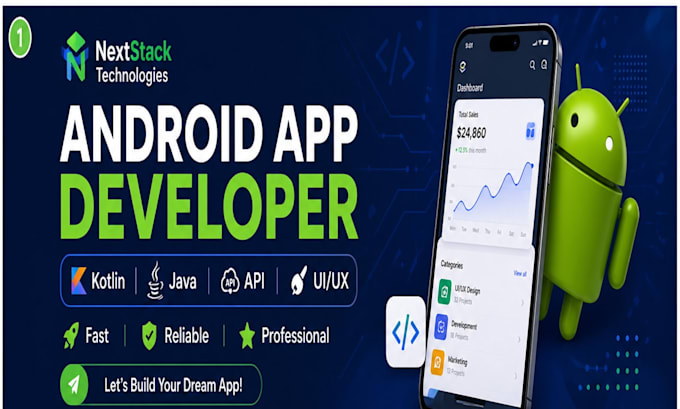develop an android app or will be your android app developer