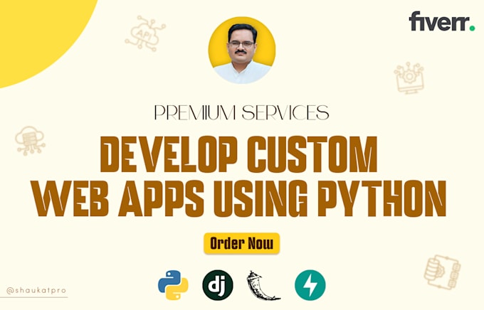 develop python django web applications, scripts, and fastapi backends