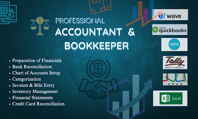 do accounting and bookkeeping tasks in qb xero  wave zoho netsuite sage and more