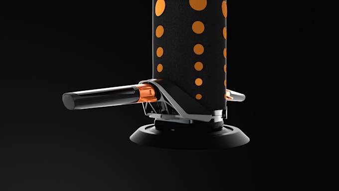 create an industrial product, machinery animation, render, modelling included