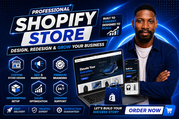 revamp shopify store update redesign setup shopify website