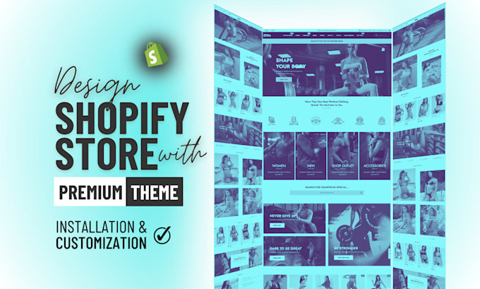 design shopify ecommerce store, build shopify online store