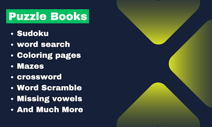 create custom word search , puzzle books