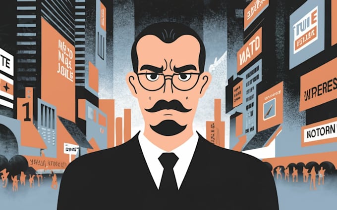 create political and editorial character