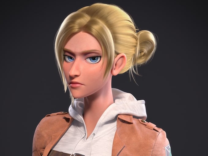 3d character modeling 3d cartoon model character design 3d rendering sculpting